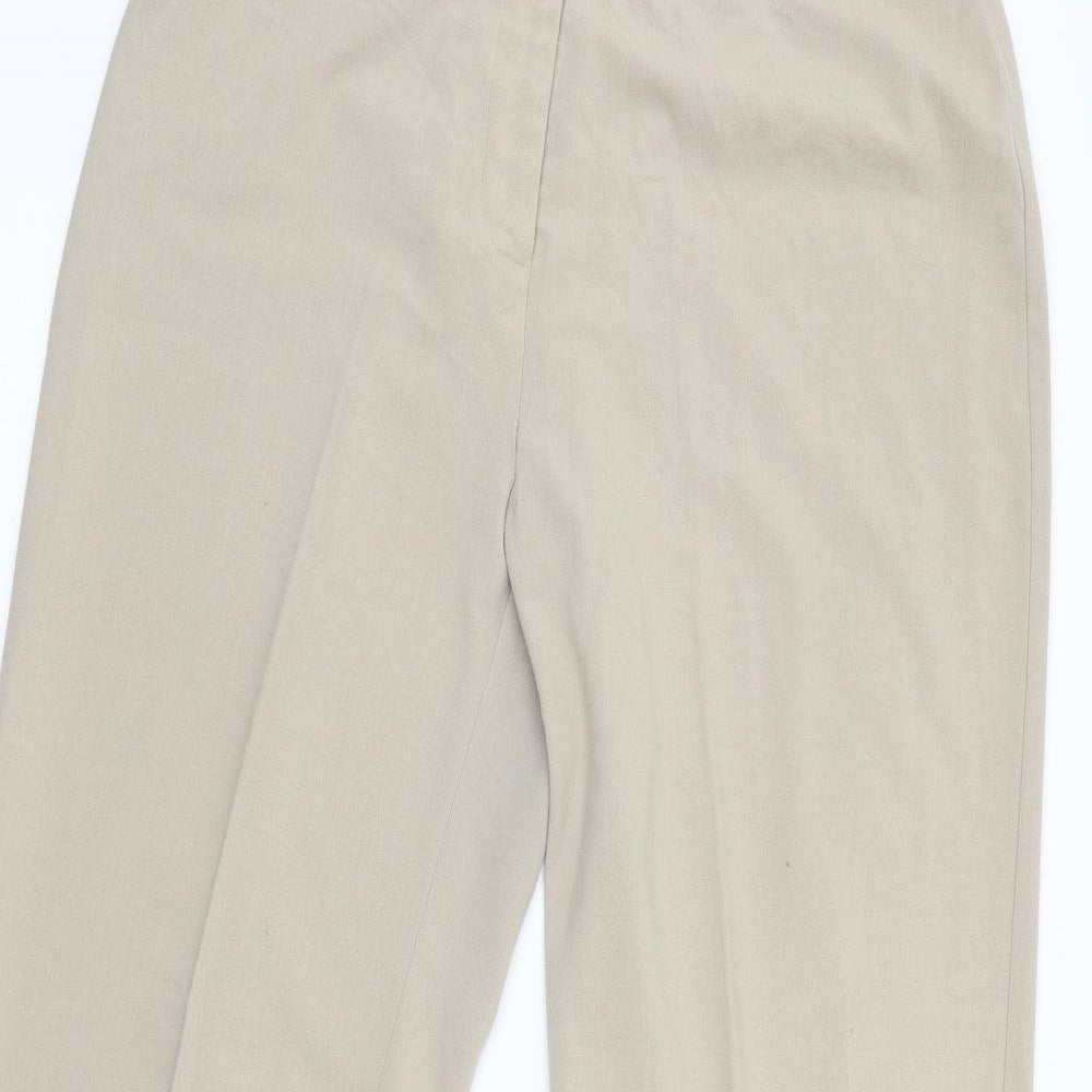 Womens UK Size 18 Alexara Regular Fit  Beige Trousers