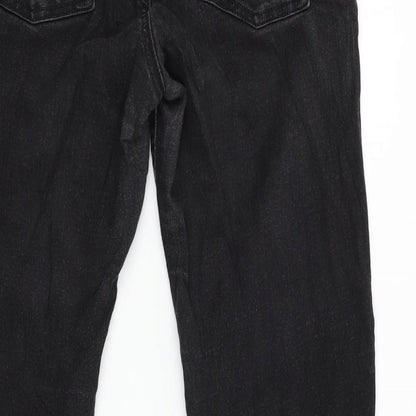 Dorothy Perkins Womens Black  Denim Skinny Jeans Size 12 L29 in