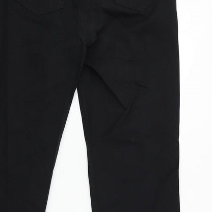 Gerry Weber Womens Black  Denim Straight Jeans Size 12 L28 in