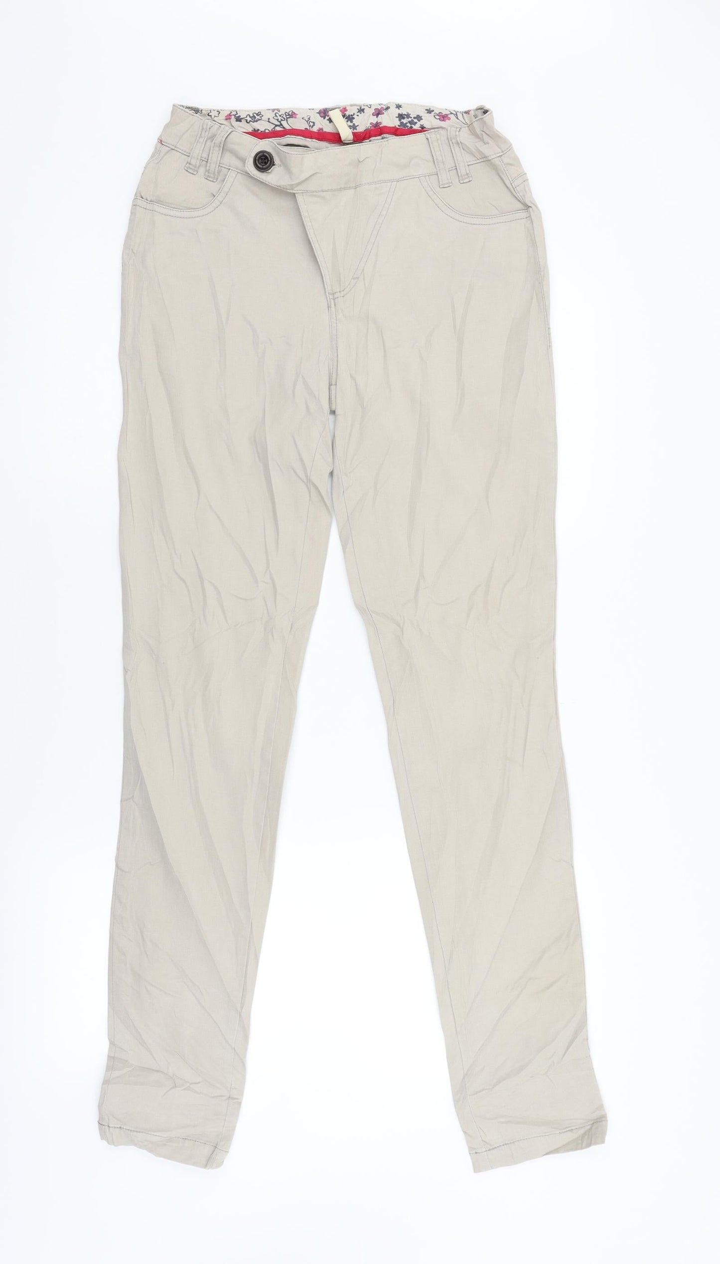 B. Young Womens Beige  Denim Skinny Jeans Size 36 L32 in