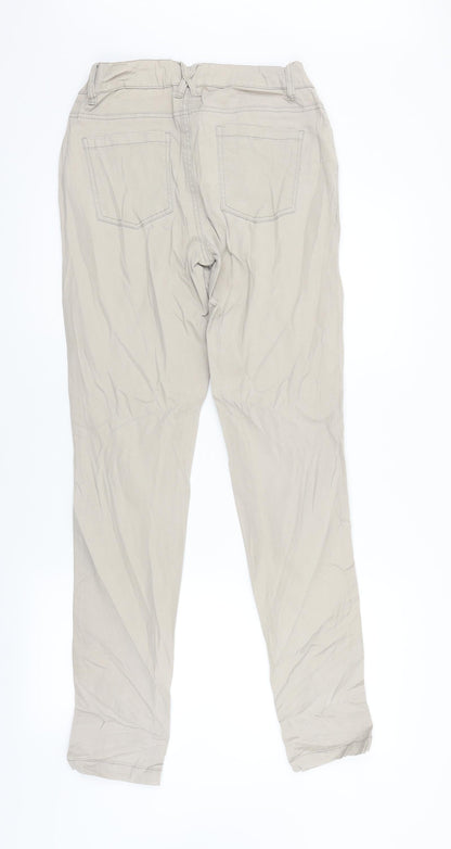 B. Young Womens Beige  Denim Skinny Jeans Size 36 L32 in