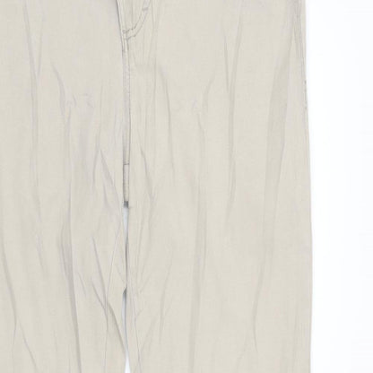 B. Young Womens Beige  Denim Skinny Jeans Size 36 L32 in