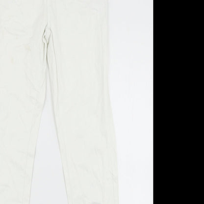 Primark Womens Ivory  Denim Skinny Jeans Size 6 L29 in