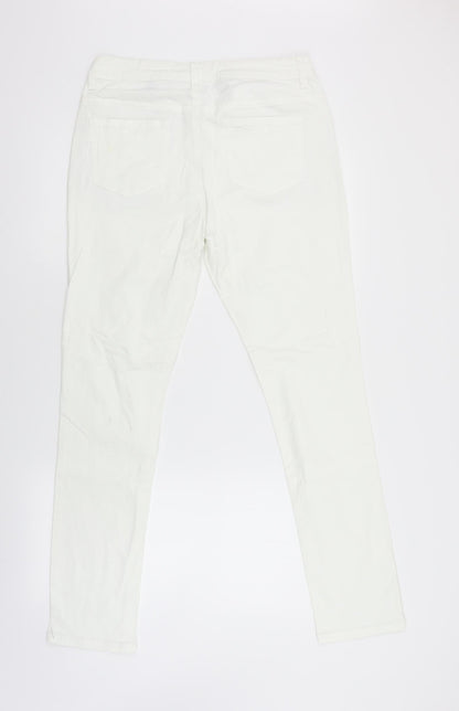Tchibo Womens Ivory  Denim Straight Jeans Size 40 L31 in