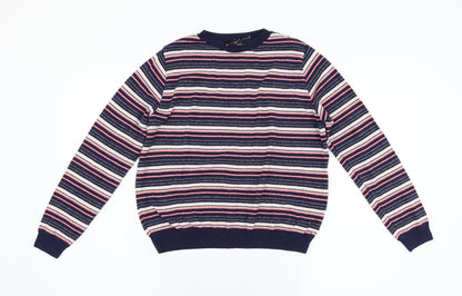 Primark Womens Multicoloured Striped Knit Pullover Jumper Size 12