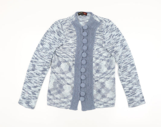 Stephen Womens Blue  Knit Cardigan Jumper Size S