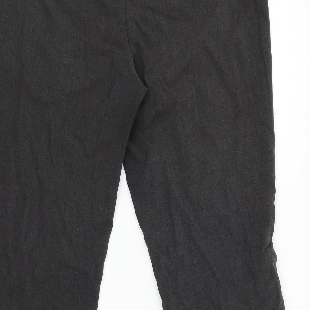 Womens UK Size 12 M&Co Regular Fit  Black Trousers