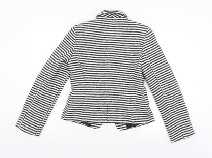 Primark Womens Multicoloured Striped  Jacket Suit Jacket Size 10
