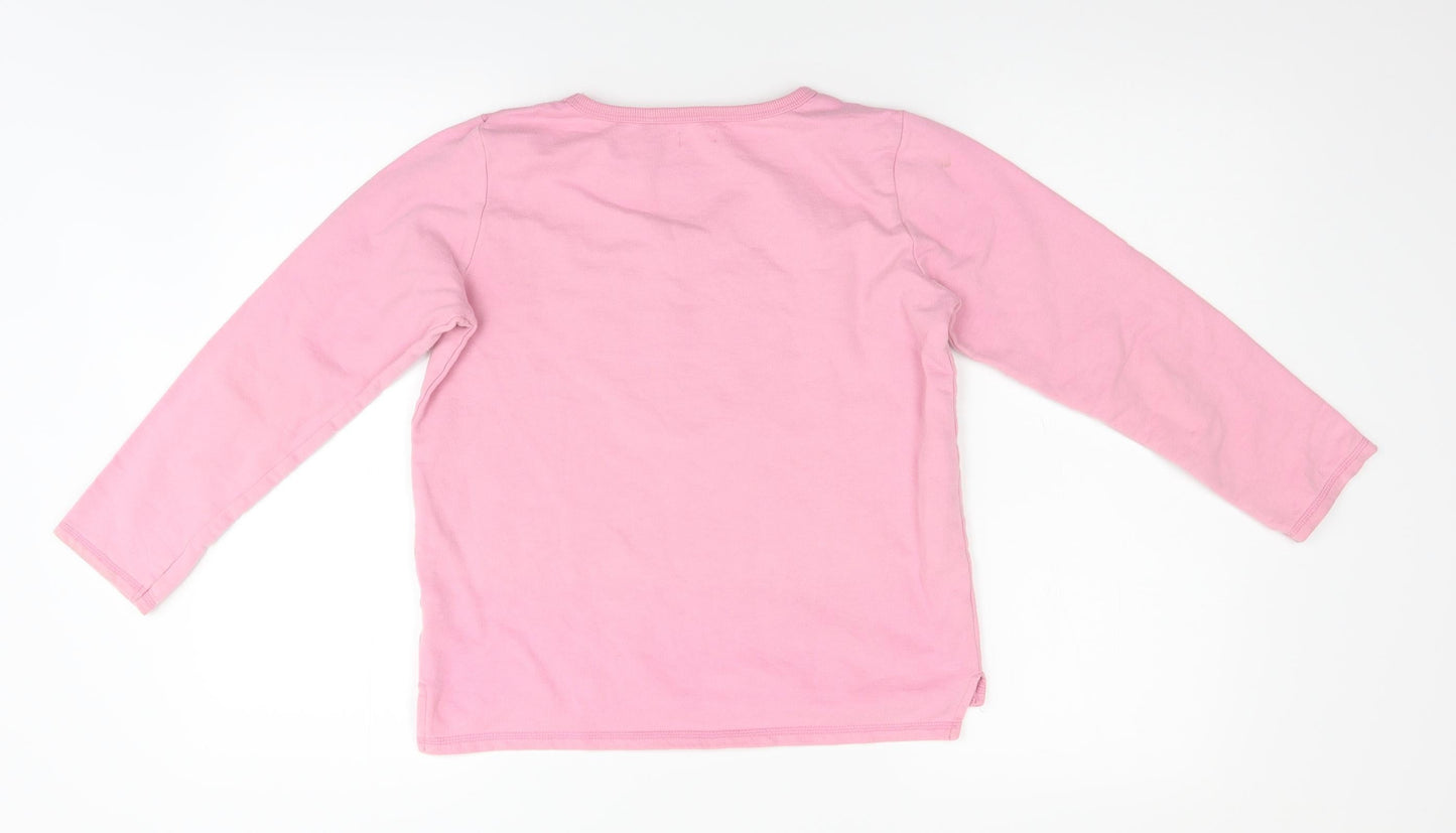 NEXT Girls Pink   Pullover Jumper Size 11 Years  - Unicorn