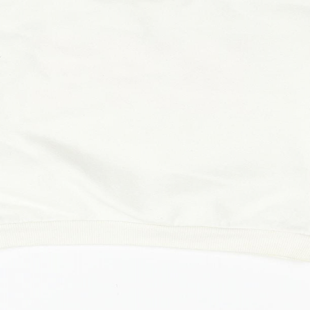 Primark Girls White   Pullover Sweatshirt Size 10-11 Years