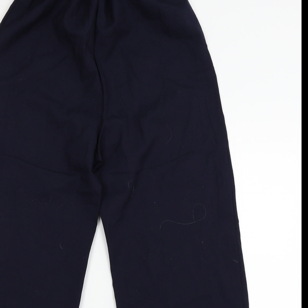 Womens UK Size 8 Preworn Regular Fit  Blue Trousers