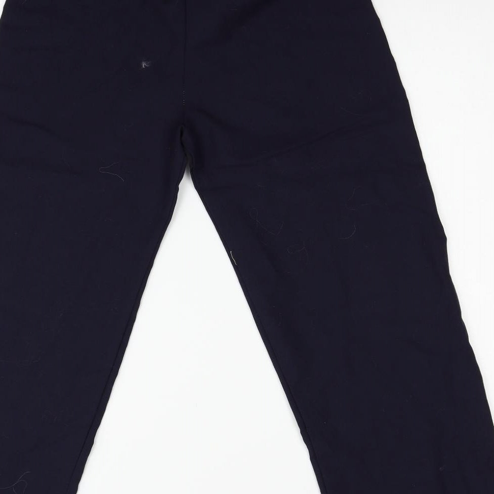 Womens UK Size 8 Preworn Regular Fit  Blue Trousers