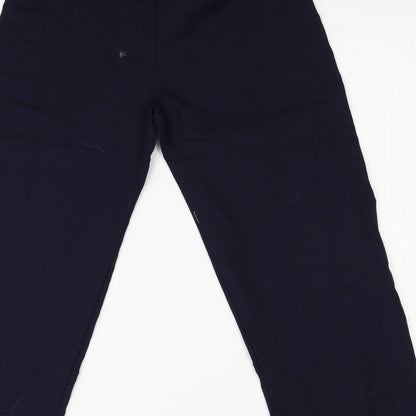 Womens UK Size 8 Preworn Regular Fit  Blue Trousers