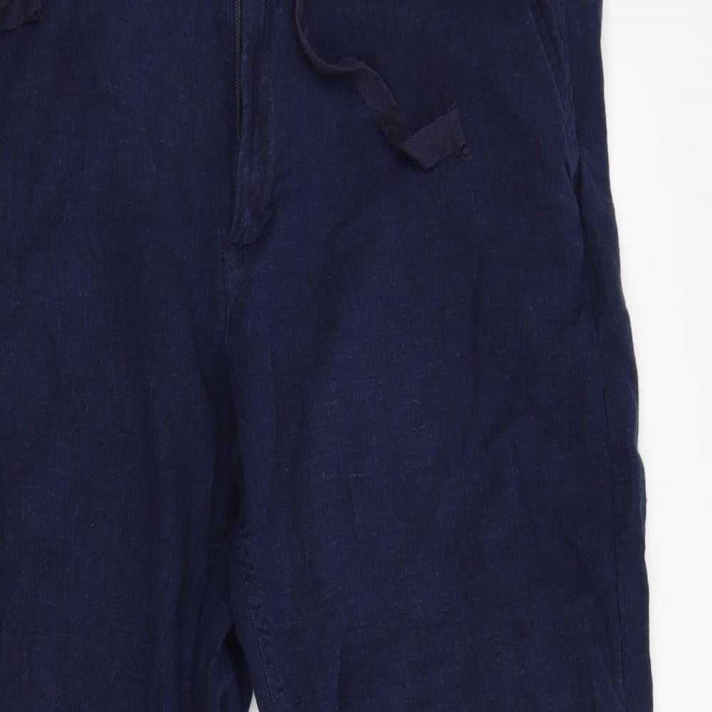 Next Tailoring Womens Blue   Trousers  Size 30 L29 in