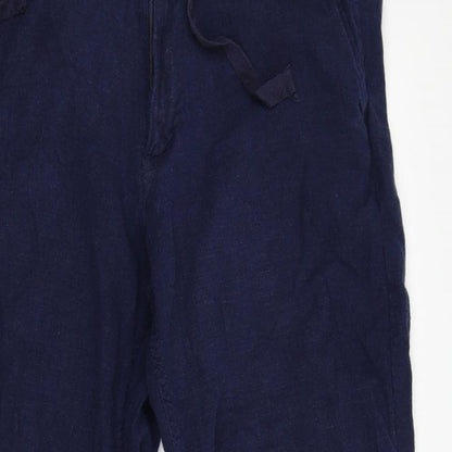 Next Tailoring Womens Blue   Trousers  Size 30 L29 in