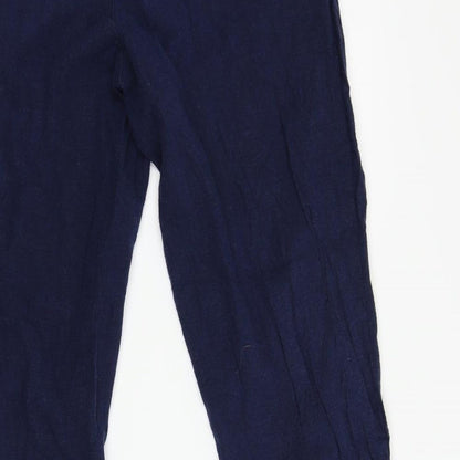 Next Tailoring Womens Blue   Trousers  Size 30 L29 in