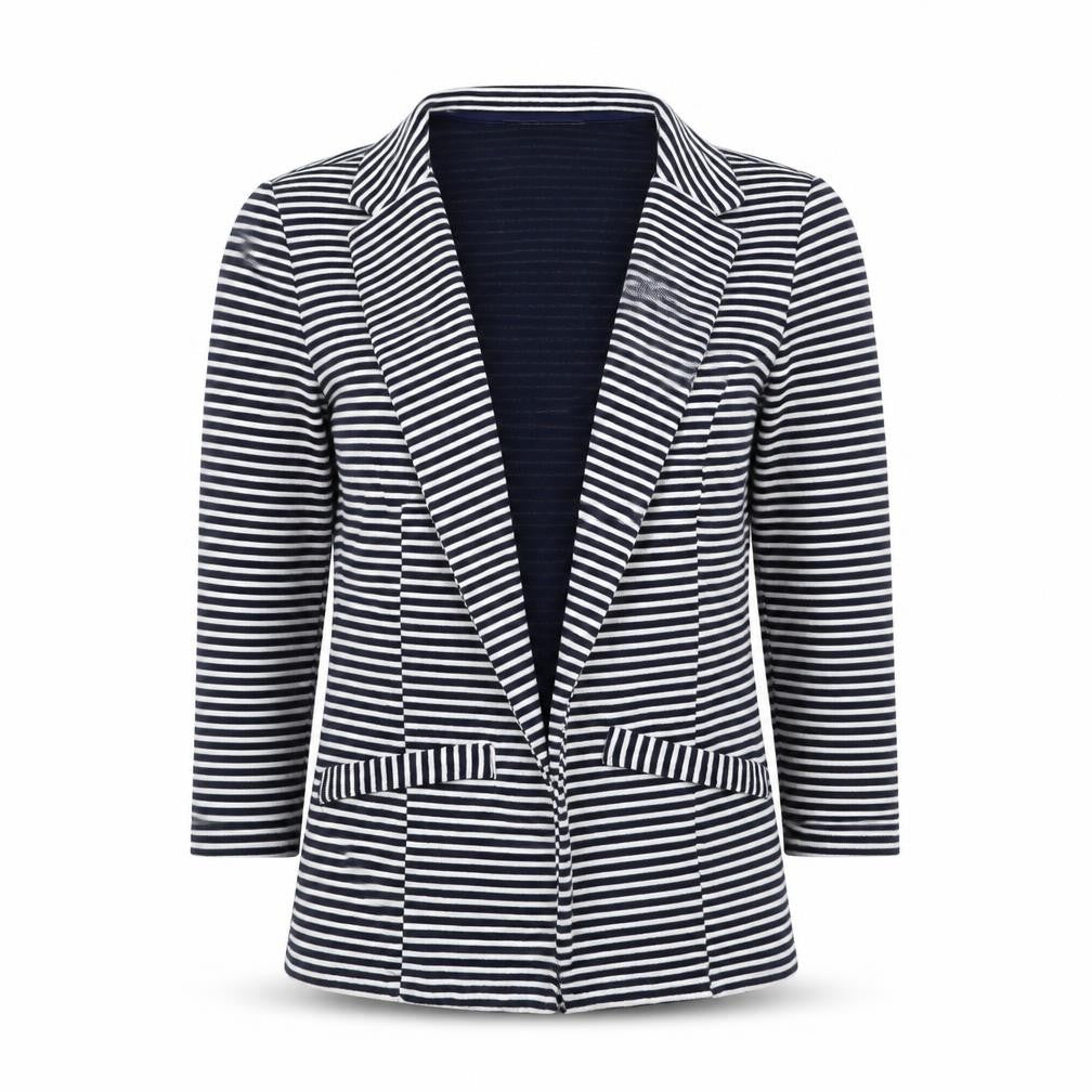 Womens UK Size 10 Papaya Regular White Blazer