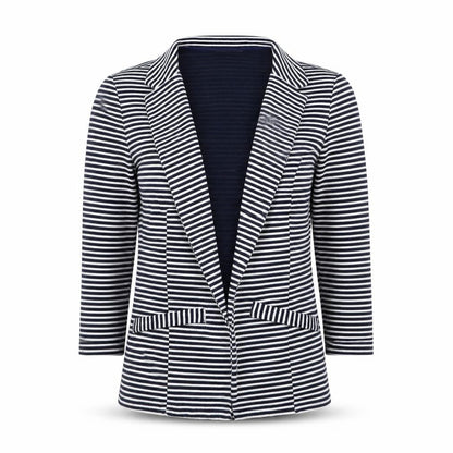Womens UK Size 10 Papaya Regular White Blazer