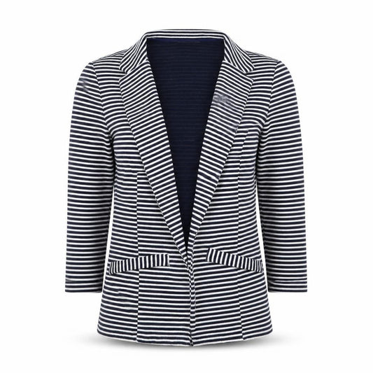 Womens UK Size 10 Papaya Regular White Blazer