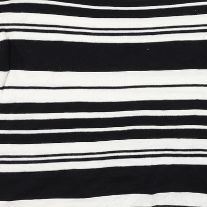 NEXT  Womens White Striped  Pullover Jumper Size 12