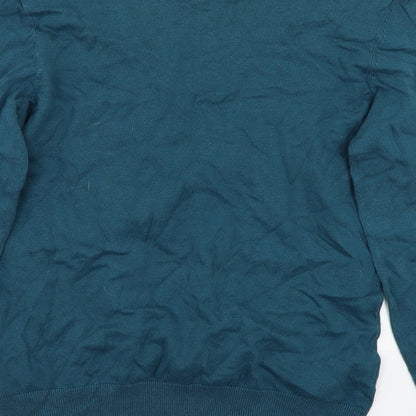 H&M Mens Green   Pullover Jumper Size M