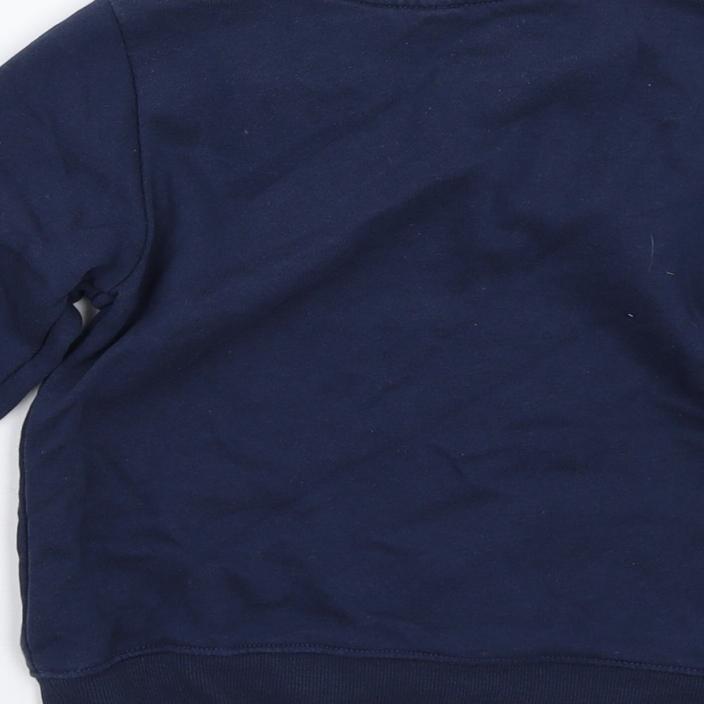 H&M Girls Blue   Pullover Jumper Size 5 Years