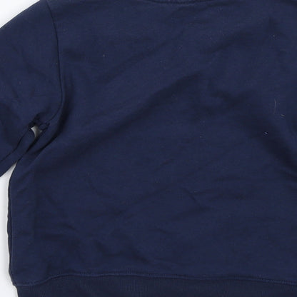 H&M Girls Blue   Pullover Jumper Size 5 Years