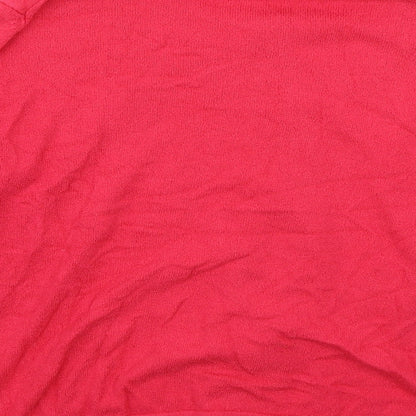Womens UK Size M French Connection Pink Basic Button-Up