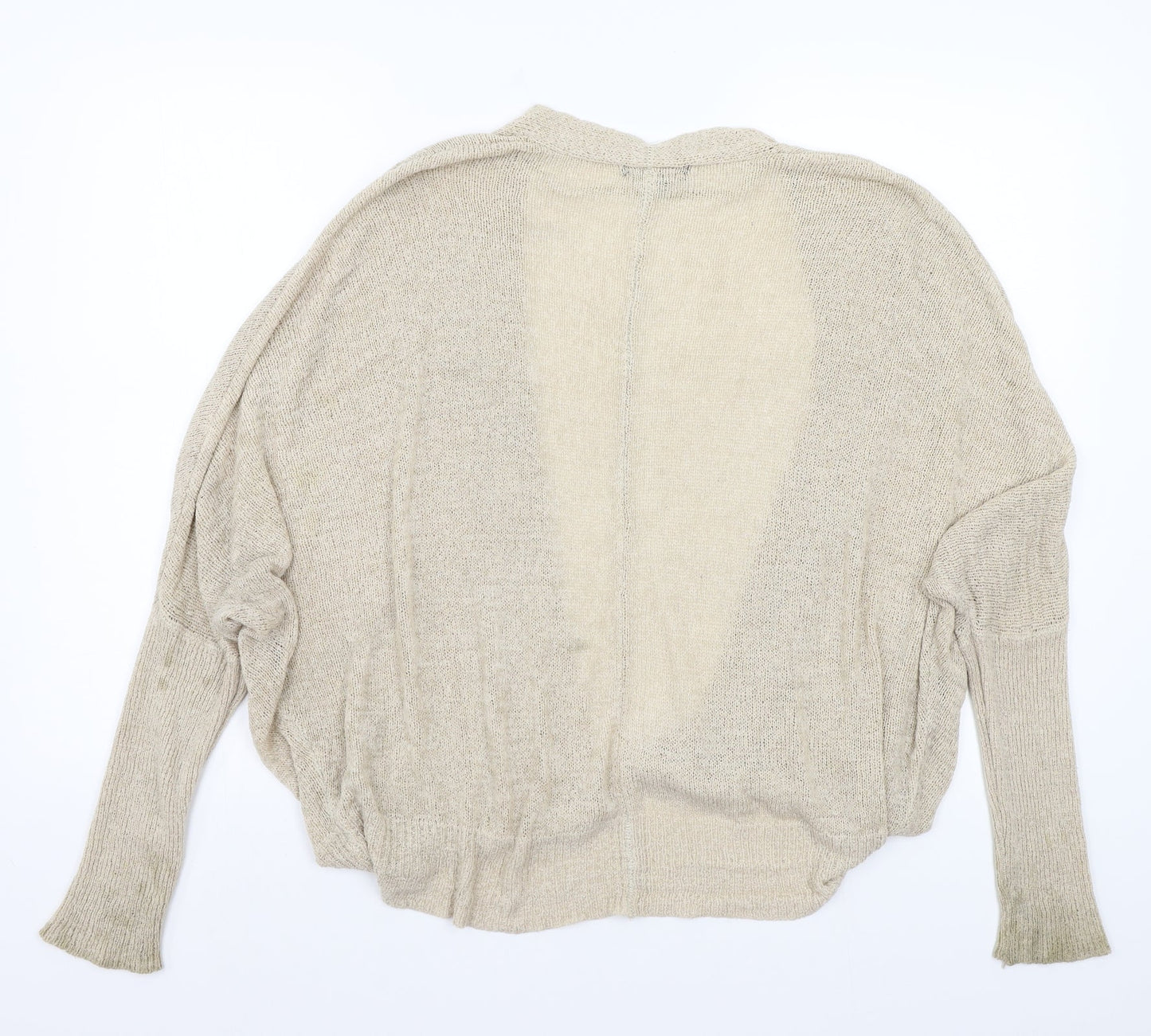 Primark Womens Beige   Cardigan Jumper Size M
