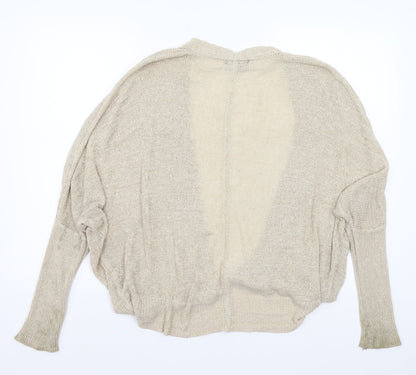 Primark Womens Beige   Cardigan Jumper Size M