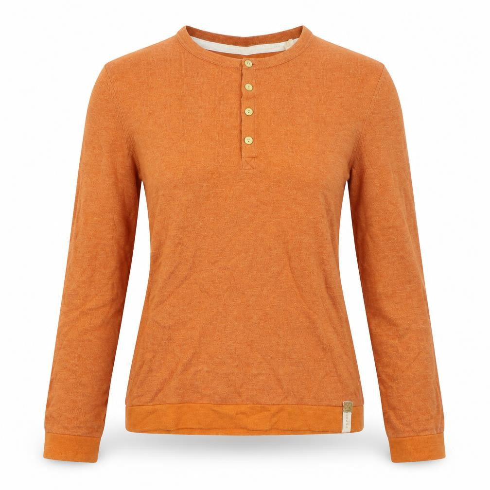 Front view of ESPRIT women’s orange jumper, size S