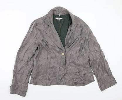 Womens UK Size 16 Preworn Grey Jacket