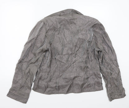 Womens UK Size 16 Preworn Grey Jacket