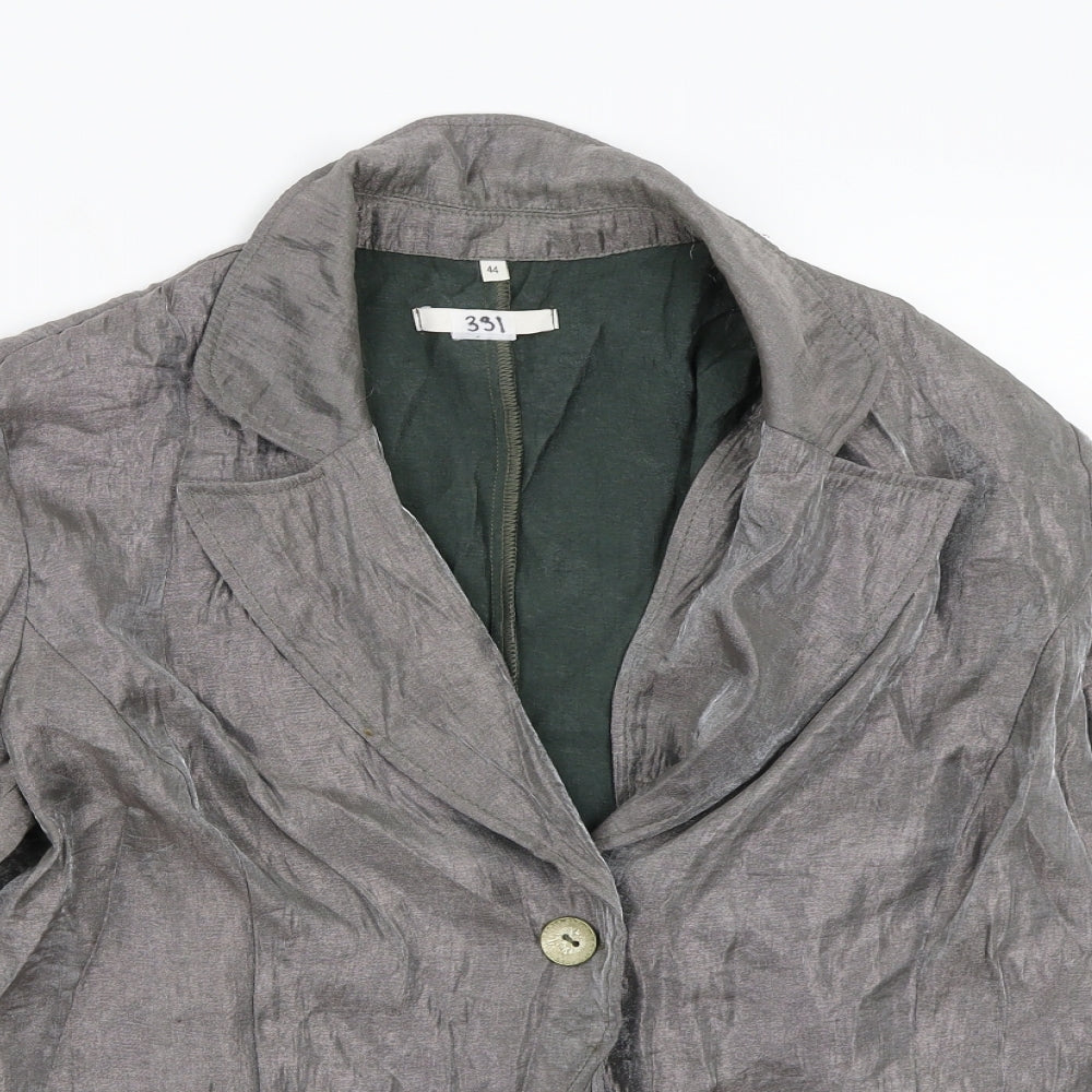 Womens UK Size 16 Preworn Grey Jacket