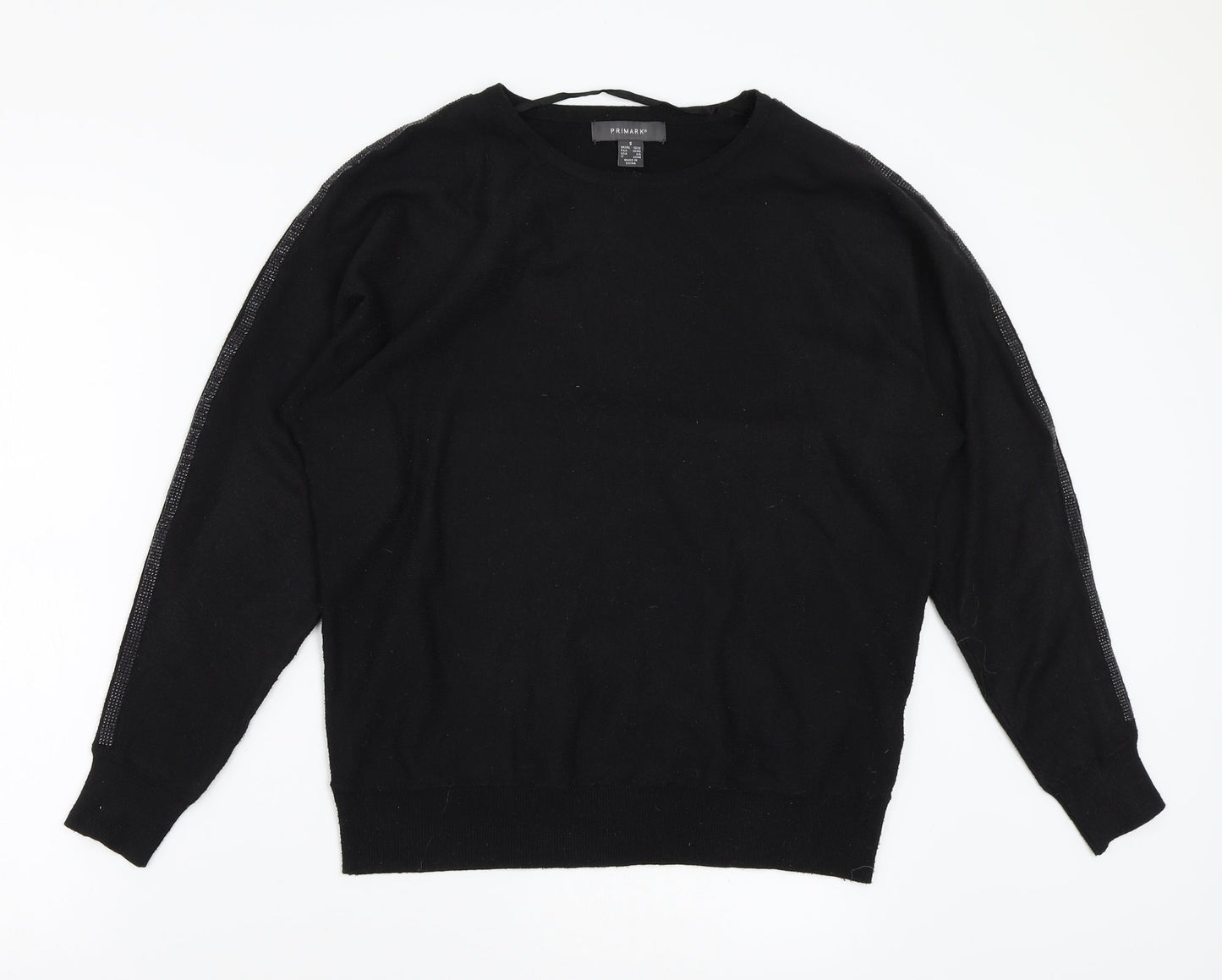 Primark Womens Black   Pullover Jumper Size S