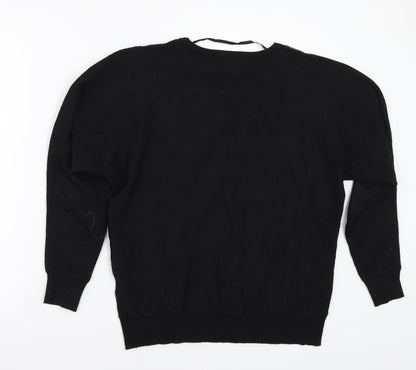 Primark Womens Black   Pullover Jumper Size S