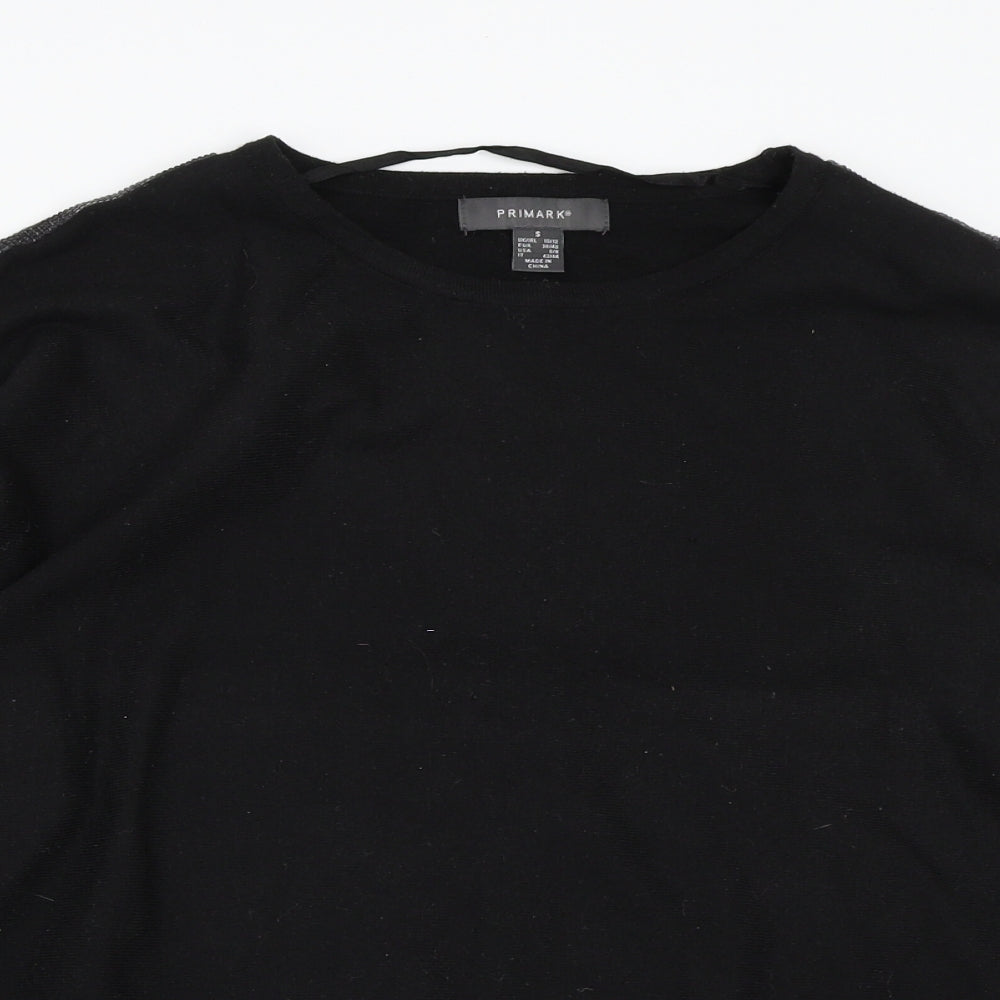 Primark Womens Black   Pullover Jumper Size S