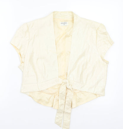 Womens UK Size 14 Kaliko Beige Jacket