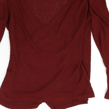 Womens UK Size L Koton Red Basic Blouse