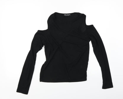 Womens UK Size 12 Select Black Basic T-Shirt