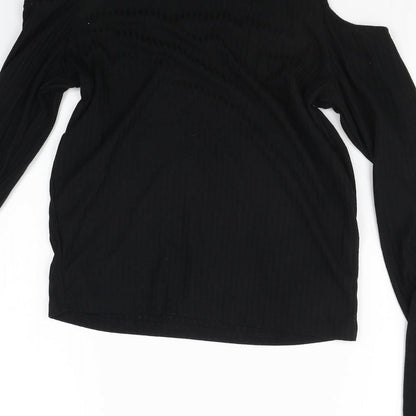 Womens UK Size 12 Select Black Basic T-Shirt