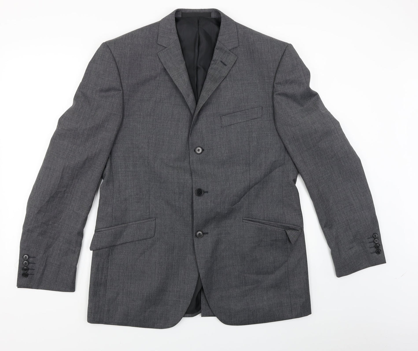Mens UK Size 42 Marks & Spencer Regular Grey Suit Jacket