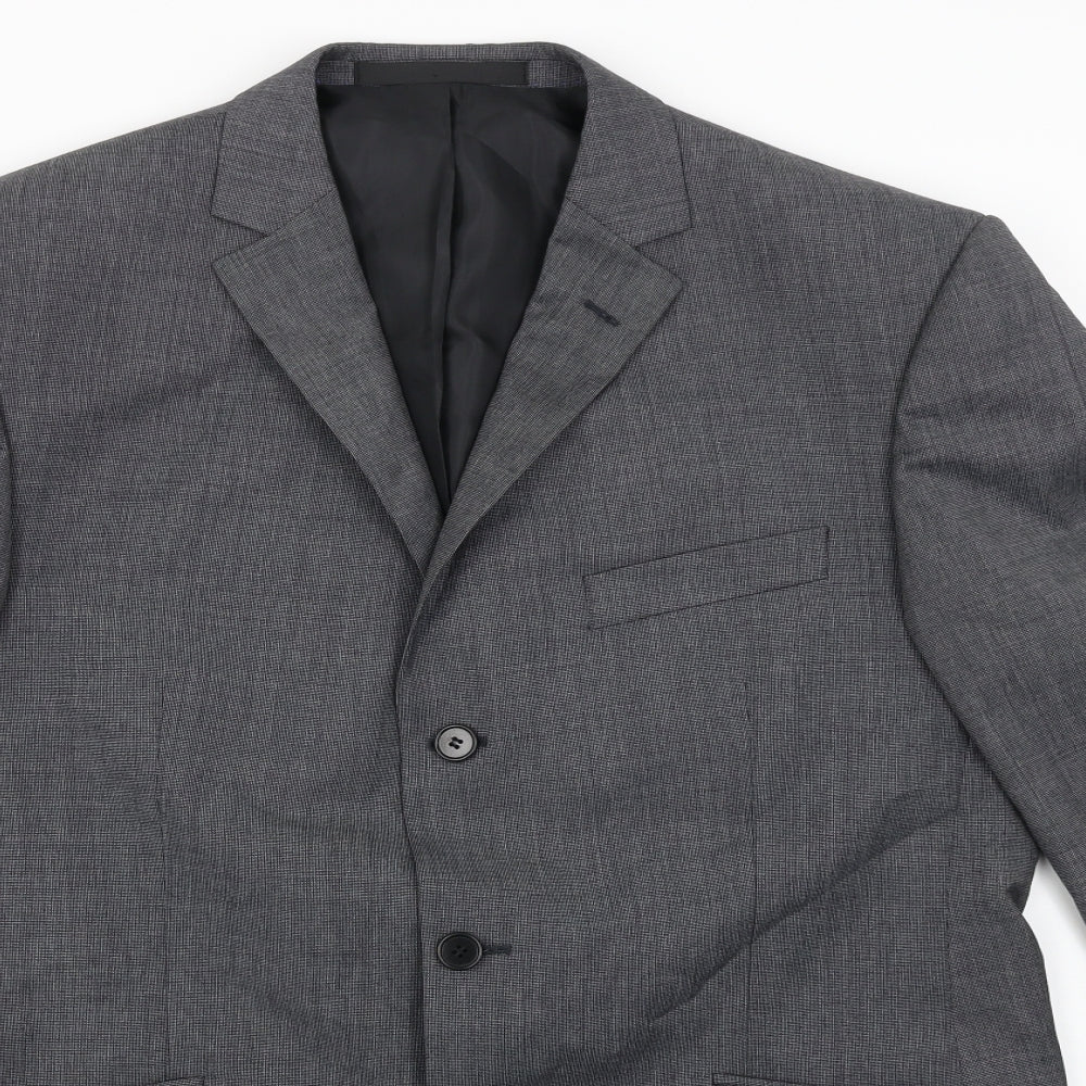 Mens UK Size 42 Marks & Spencer Regular Grey Suit Jacket