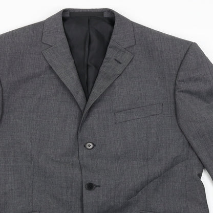 Mens UK Size 42 Marks & Spencer Regular Grey Suit Jacket