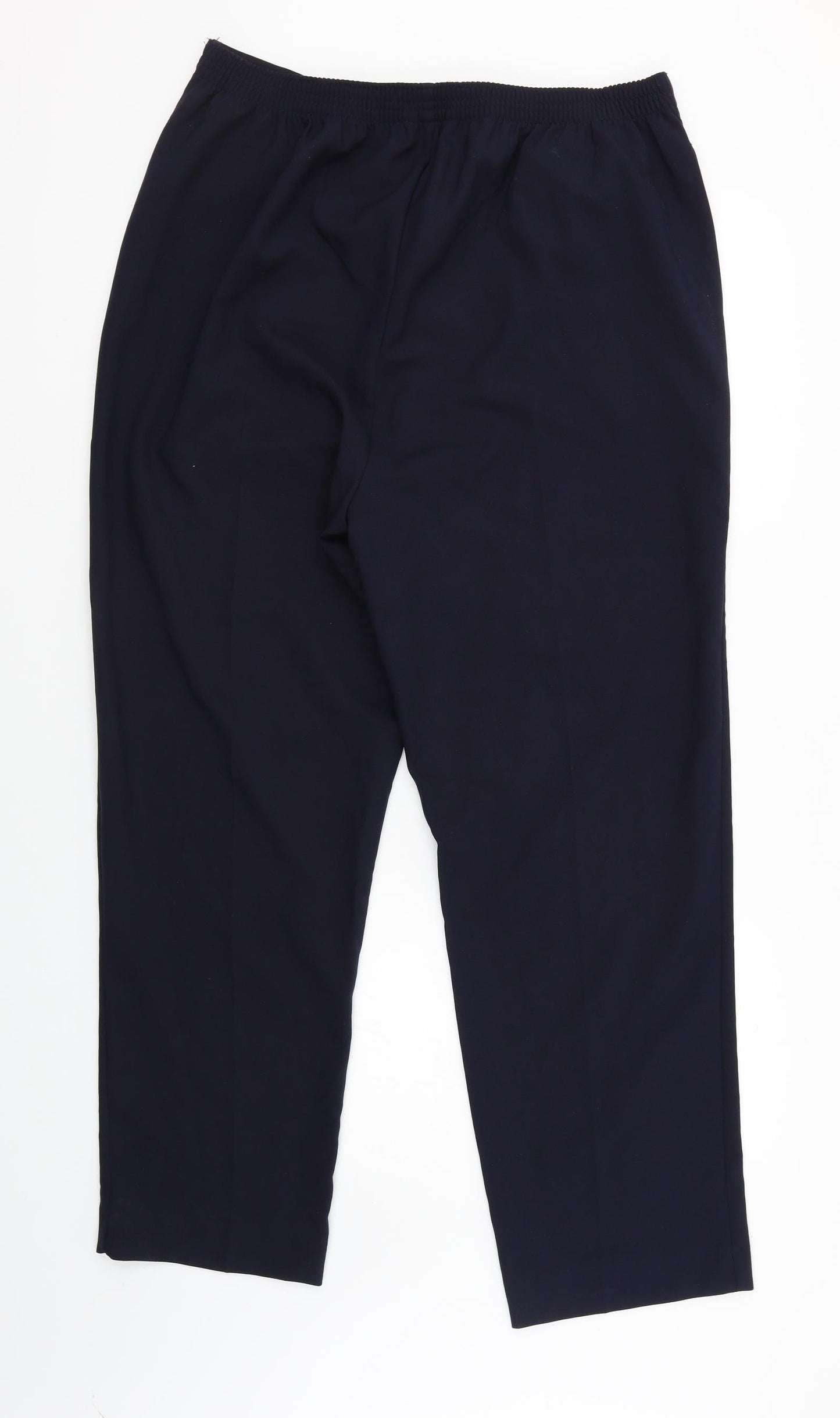 Womens UK Size 16 BM Regular Fit  Blue Trousers