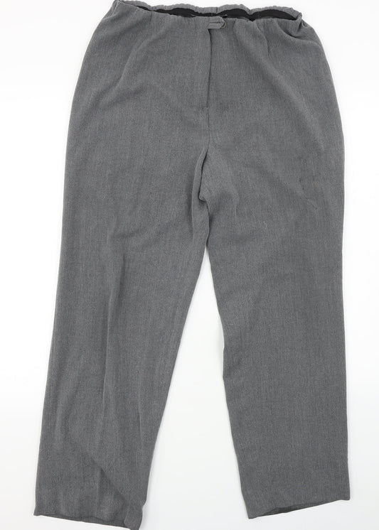 Womens UK Size 14 Paul Seperates Regular Fit  Grey Trousers
