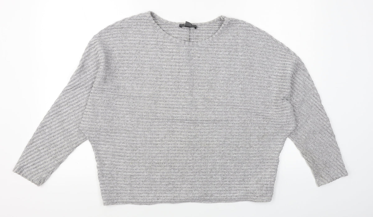 Primark Womens Grey   Pullover Jumper Size S