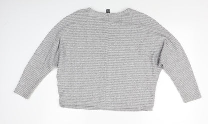 Primark Womens Grey   Pullover Jumper Size S