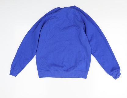 Fruit of the Loom Boys Blue   Pullover Jumper Size 10-11 Years