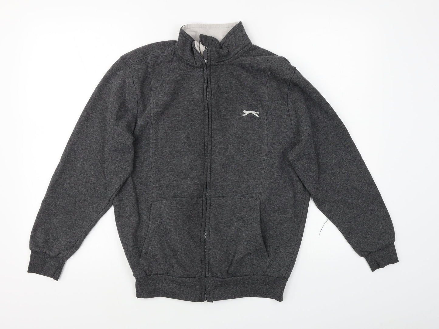Slazenger Boys Grey   Full Zip Jumper Size 13 Years